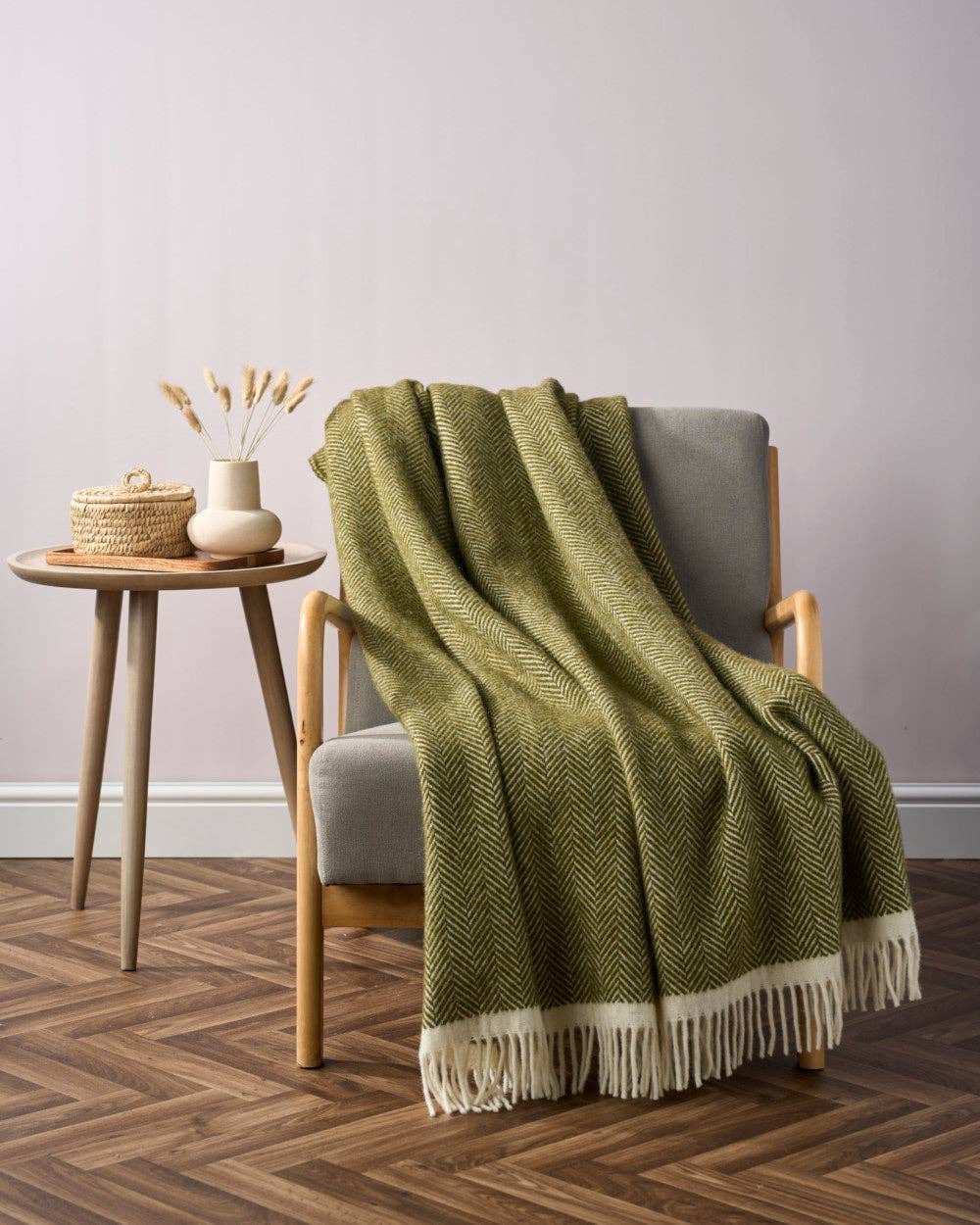 The British Blanket Company – wholesale Throw blanket – Clifton Herringbone Blanket: Blaise1