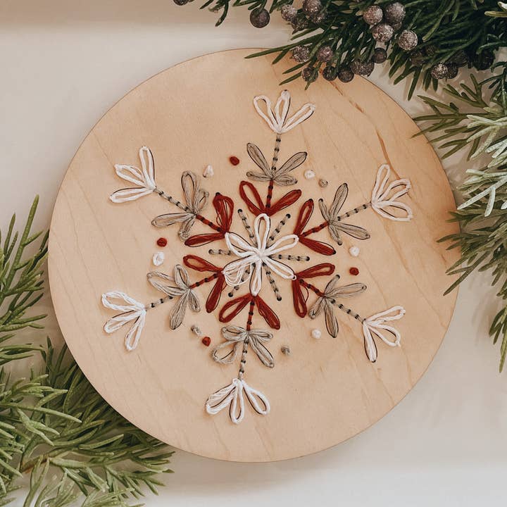 Kit de Bordado Floco de Neve Loopy DIY por atacado de The HNB House