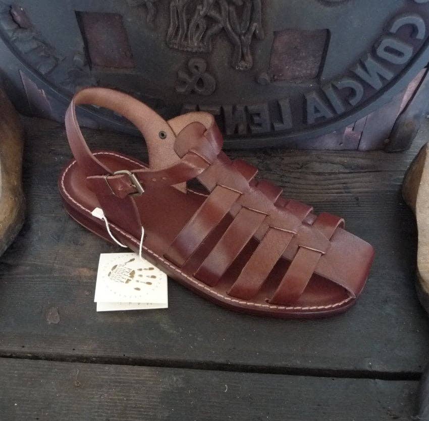 Mario Doni - Wholesale Sandals - Men's - Men's Handmade Sandals in Leather and Vegetable-Tanned Leather #34