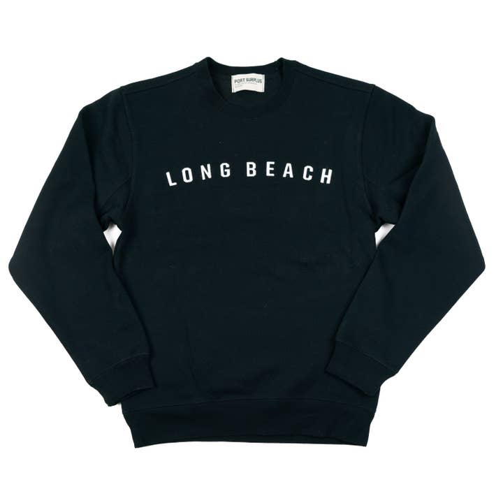 Long Beach Felt Crew Black for wholesale by Port LBC