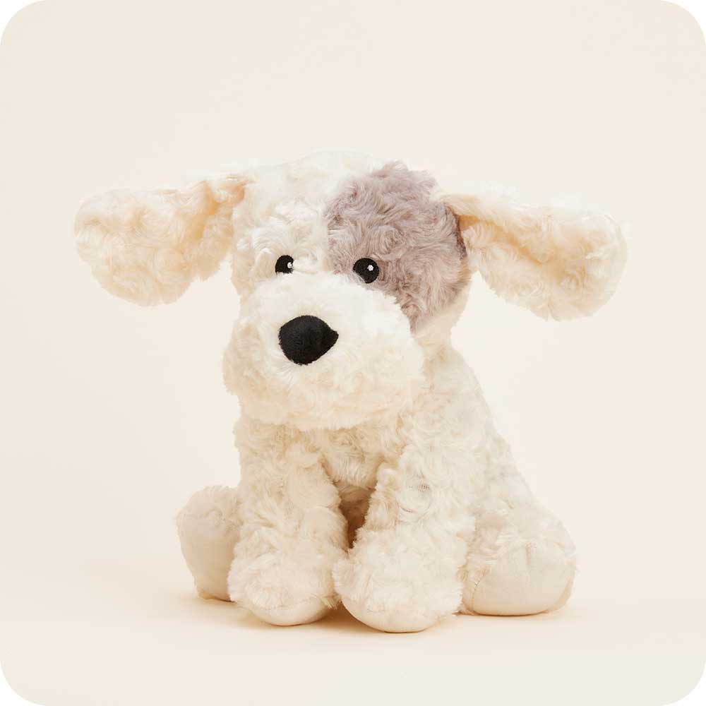 Warmies - Plush Toys - Lavender - Gifts - Valentines - Vente Peluche – enfant et bébé - Patch Curly Dog Warmies1