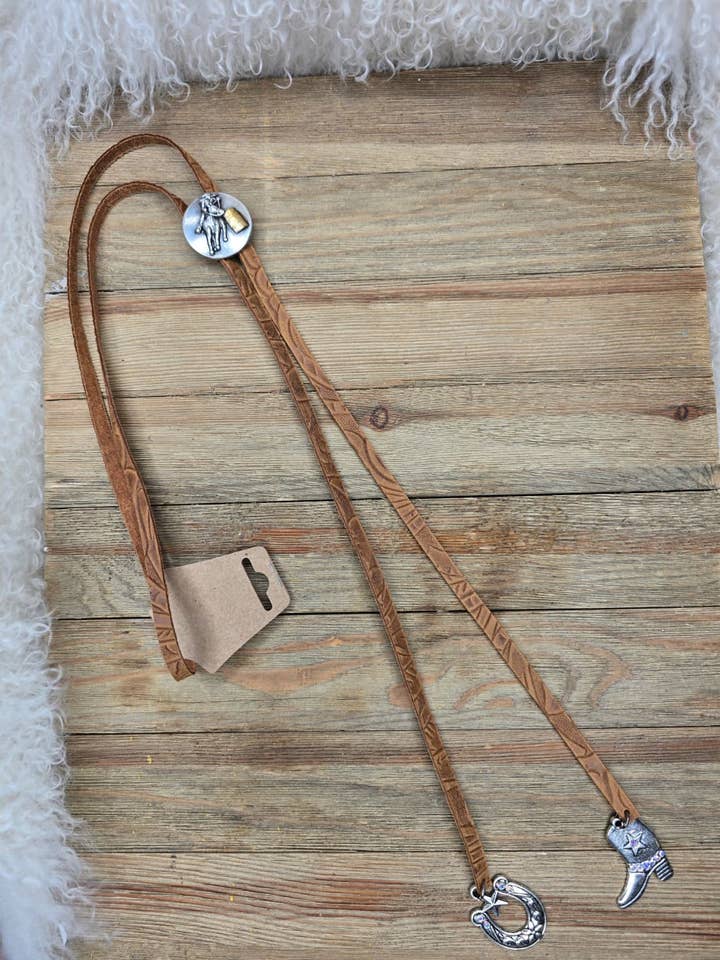 Western Charm Bolo Tie for wholesale by Sandra Ling Designs