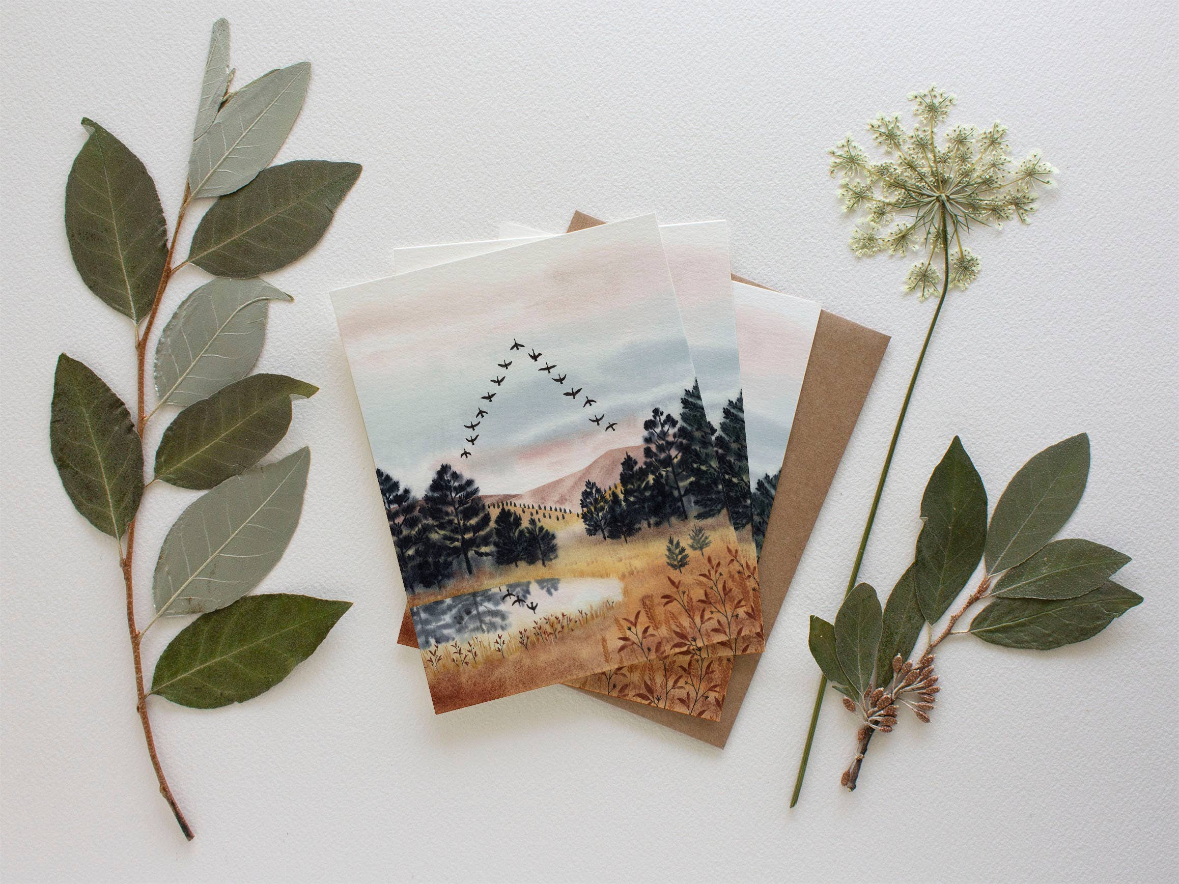 May We Fly - Vente Carte de vœux classique - Carte de vœux Automne en vol1