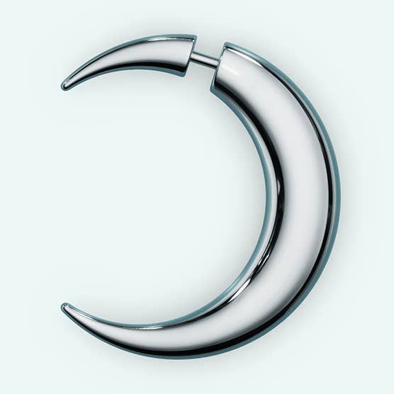 Mini Pierced Moon Earring for wholesale by STUDIOCULT