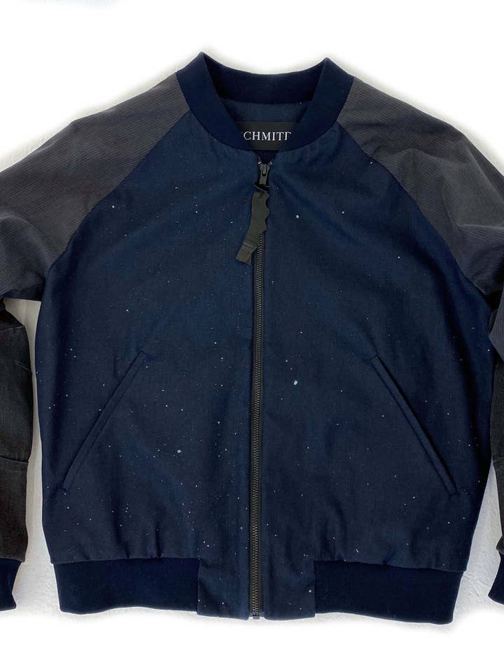 Juliet Bomber Jacket - Cosmic Denim for wholesale by Schmitd