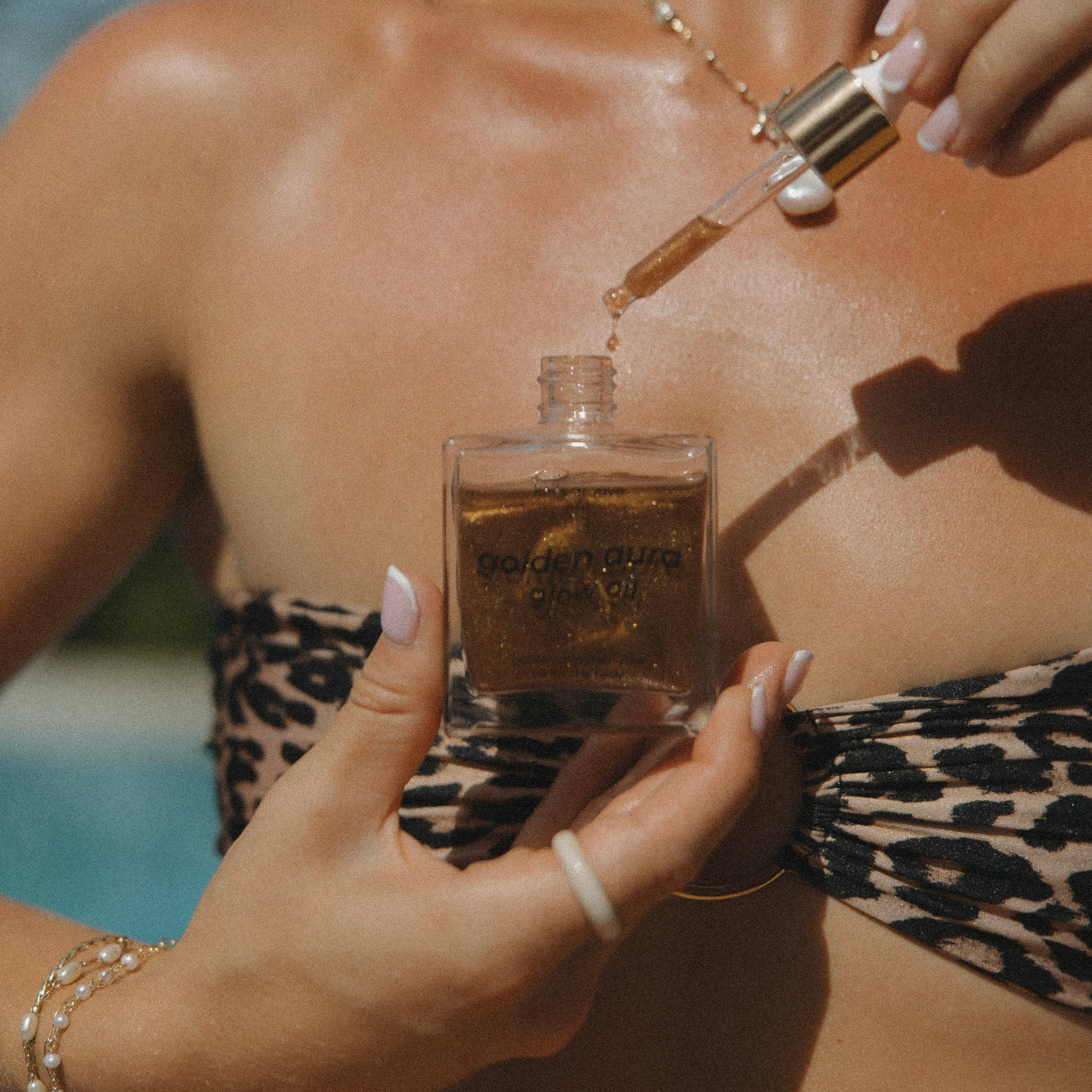 Kai's Groove - Wholesale Bath/Body Oil - organic golden (bronze) aura glow oil7