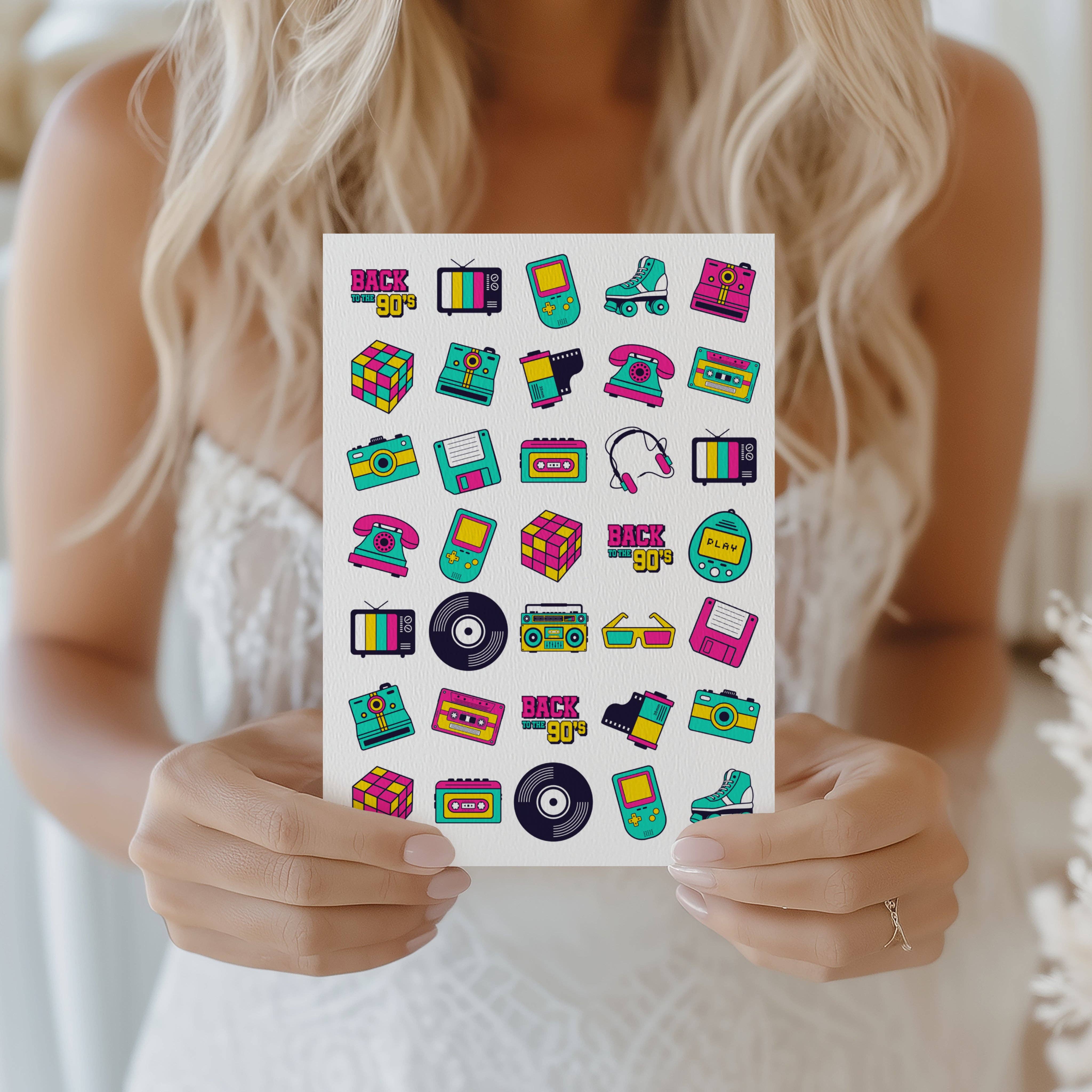 Sticker Varia - Wholesale Sticker - Sticker Sheet Back to the 90's