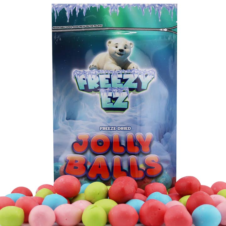 Freeze Dried Jolly Balls - Crunchy Freeze Dried Candy 4 oz for wholesale by First Choice Candy