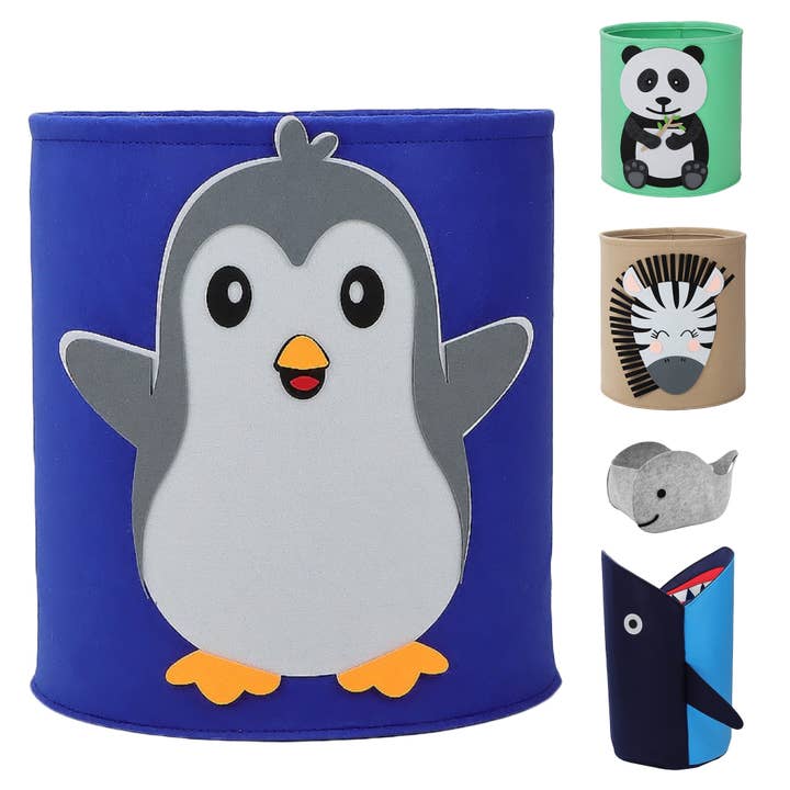 Cesto portaoggetti per cameretta dei bambini - Pinguino per la vendita all'ingrosso da parte di De Kleine Jungle