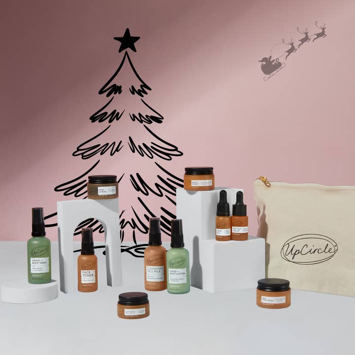 Vegan Mini Travel Bundle Stocking Stuffer Christmas Gift Set for wholesale by UpCircle USA