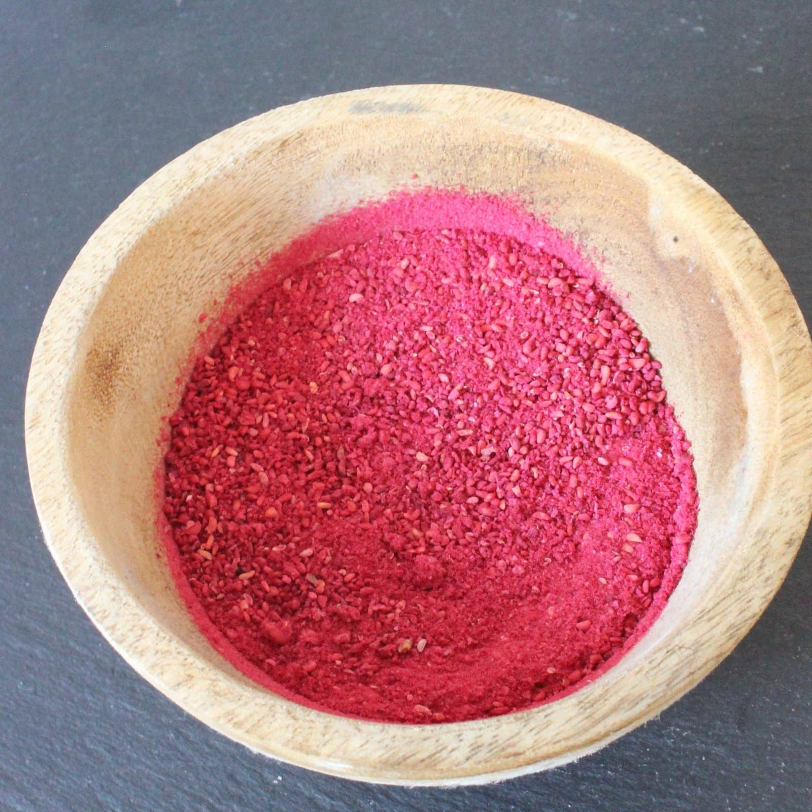 Les Epices Curieuses – Engroshandel Tørret krydderiblanding – Hindbærpulver1