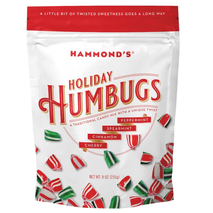 Hammond's Candies - Wholesale Hard Candy - Holiday Humbugs 9oz