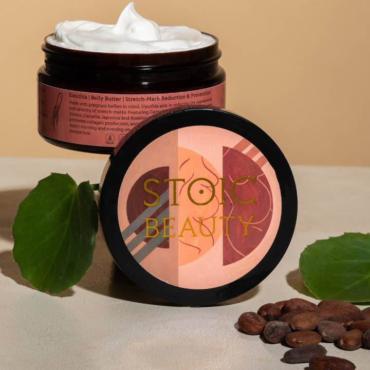 Eleuthia Bauchbutter für den Großhandel von Stoic Beauty Skincare