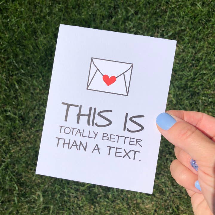 Personal Paper Hugs - Wholesale Thinking of You Card - Cute Sarcastic Long Distance Relationship Greeting Card, Long Distance Friendship Card for Friend, Thinking of You Card, Just Because Card1