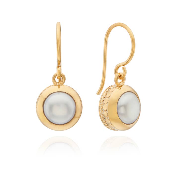 Anna Beck Jewelry | Handmade in Bali - Wholesale Dangle Earrings - Pearl Drop Earrings