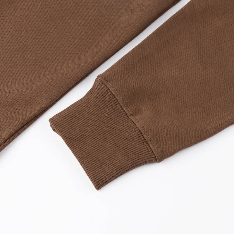 Rosa Clothing - Wholesale Sweatshirt - Women's - Athleisure loose fit plain cotton crewneck Sweatshirt24