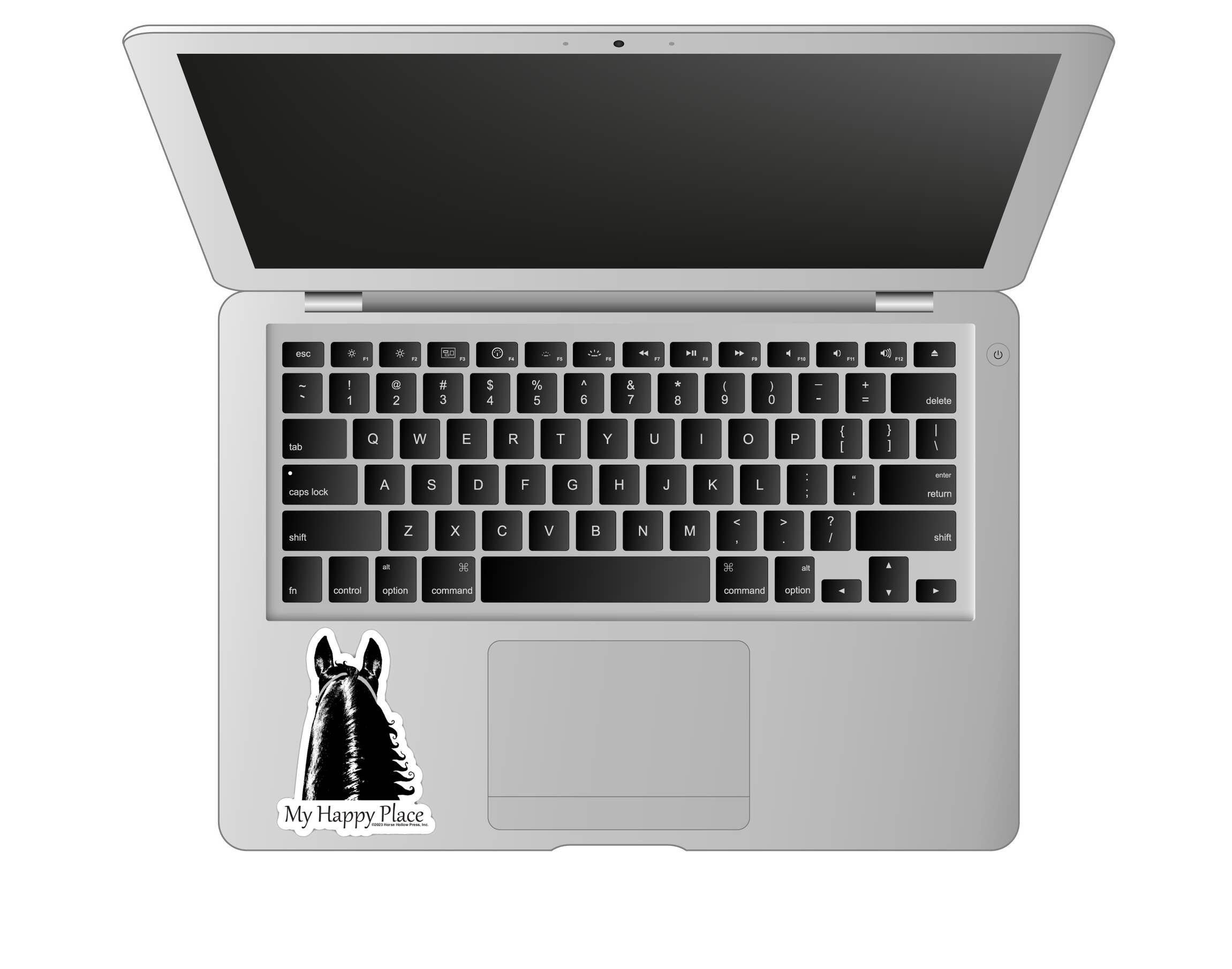 Horse Hollow Press - Wholesale Sticker - 3" Tumbler Horse Sticker / My Happy Place / WATERPROOF11