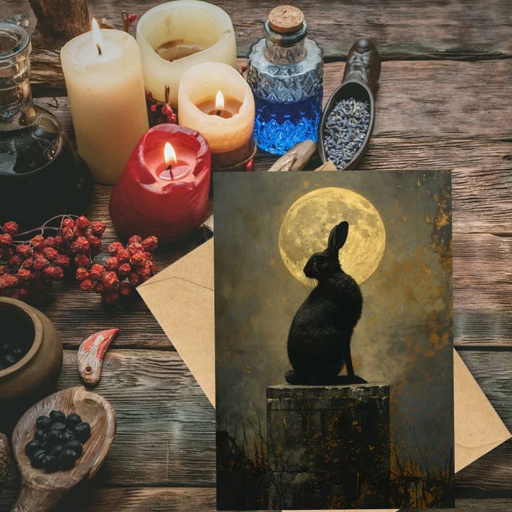 Ye Curiosity Shoppe - Wholesale Everyday Greeting Card - Witch Familiar Greeting Cards