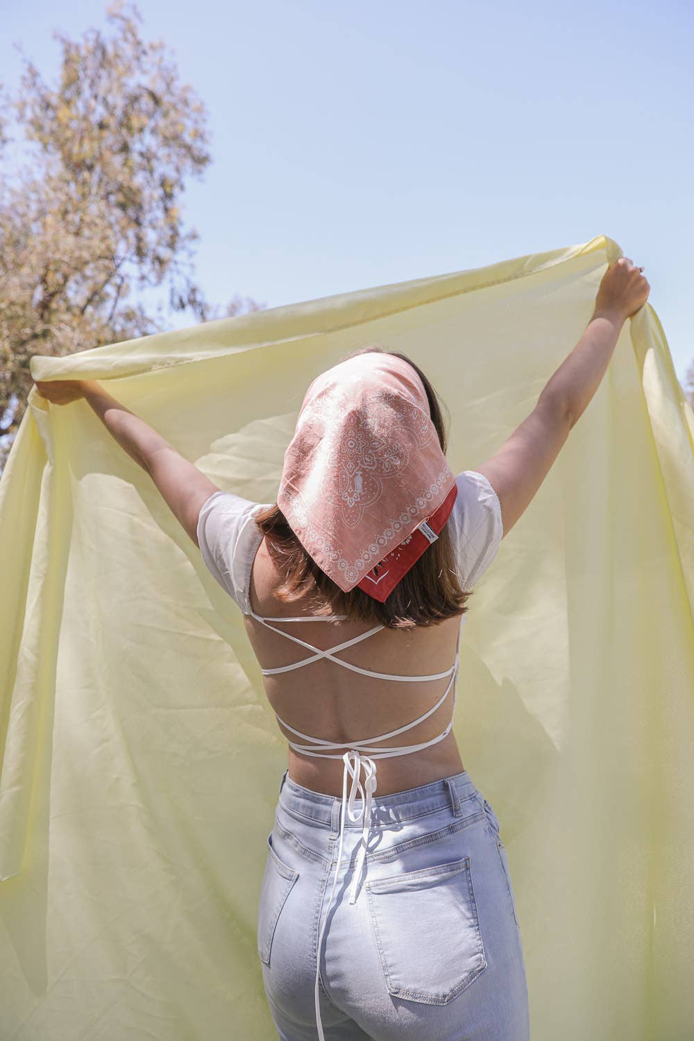 Leto Accessories - Wholesale Bandana - Women's - Vintage Two-Tone Bandana Scarf – Western-Inspired1