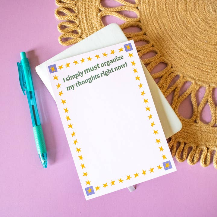 Whimsical Notepad for Brainstorming for wholesale by Doctor Scribble