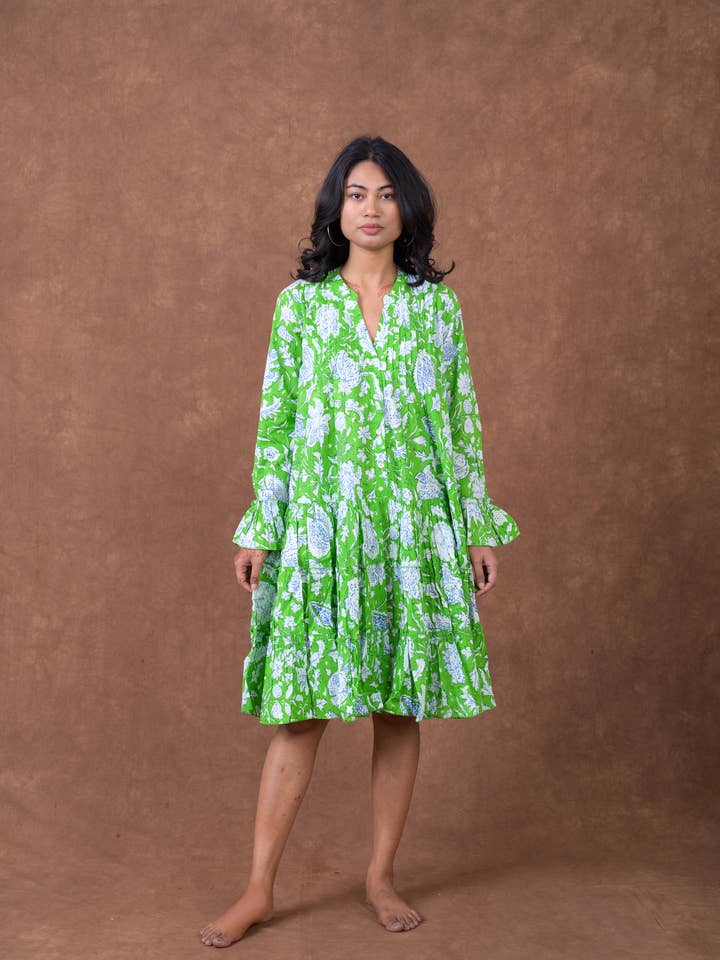 Lobster Dress Antwon Green AN625H for wholesale by Handprint Dream Apparel