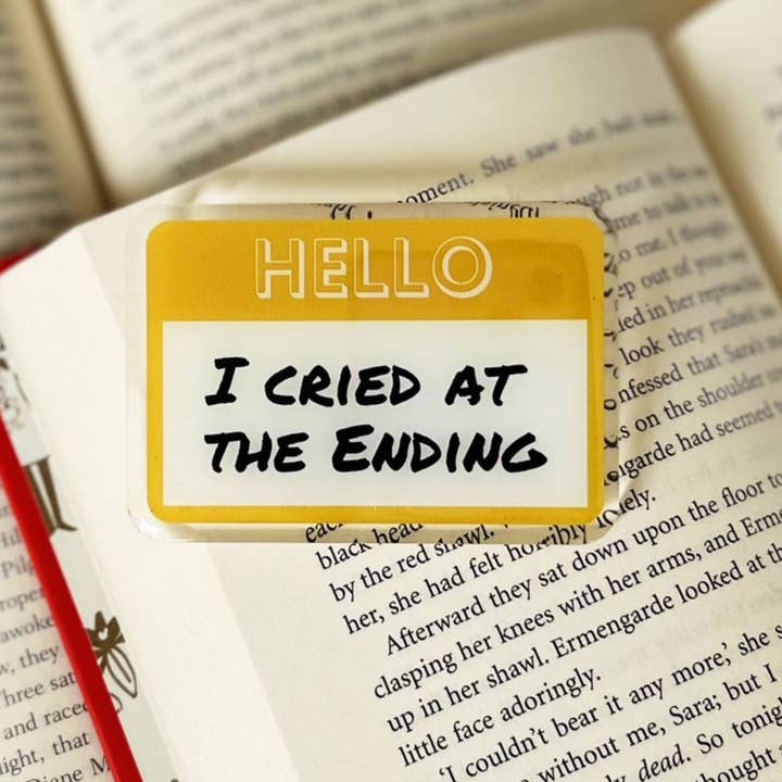 Book Club Name Tag Acrylic Name Tag, Gift for Book Lovers an for wholesale by The Storyline Styles