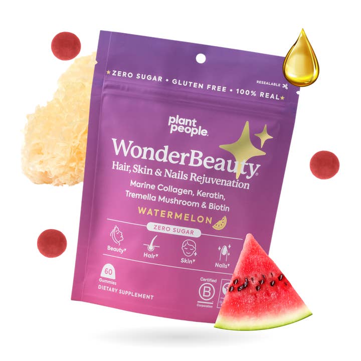 Plant People - Wholesale Oral Supplement/Vitamin - WonderBeauty - Hair, Skin & Nails Gummies