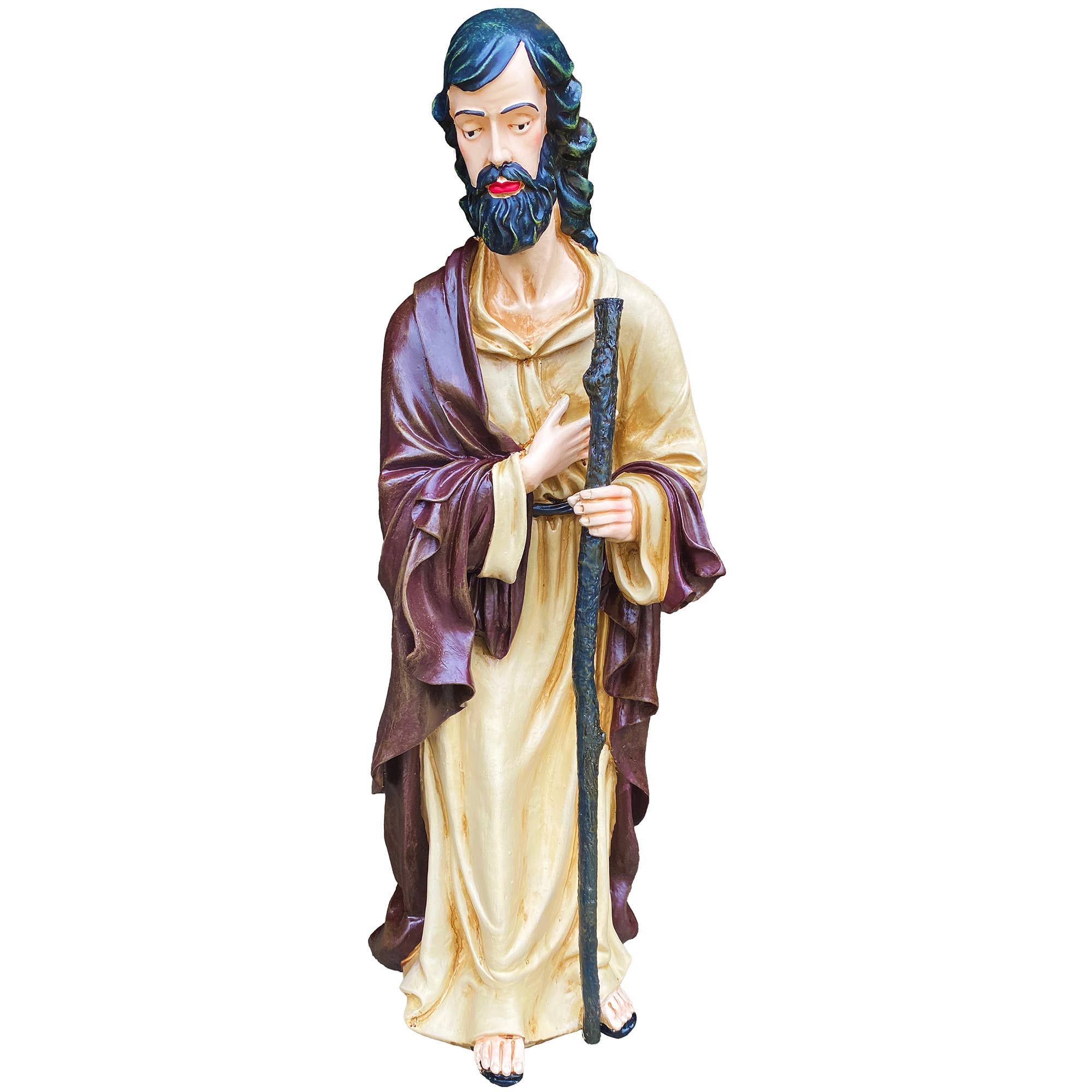 Santa’s Workshop Inc. - Wholesale Nativity Scene Decor - 12 Piece Outdoor Nativity Set with Solid Wood Creche1