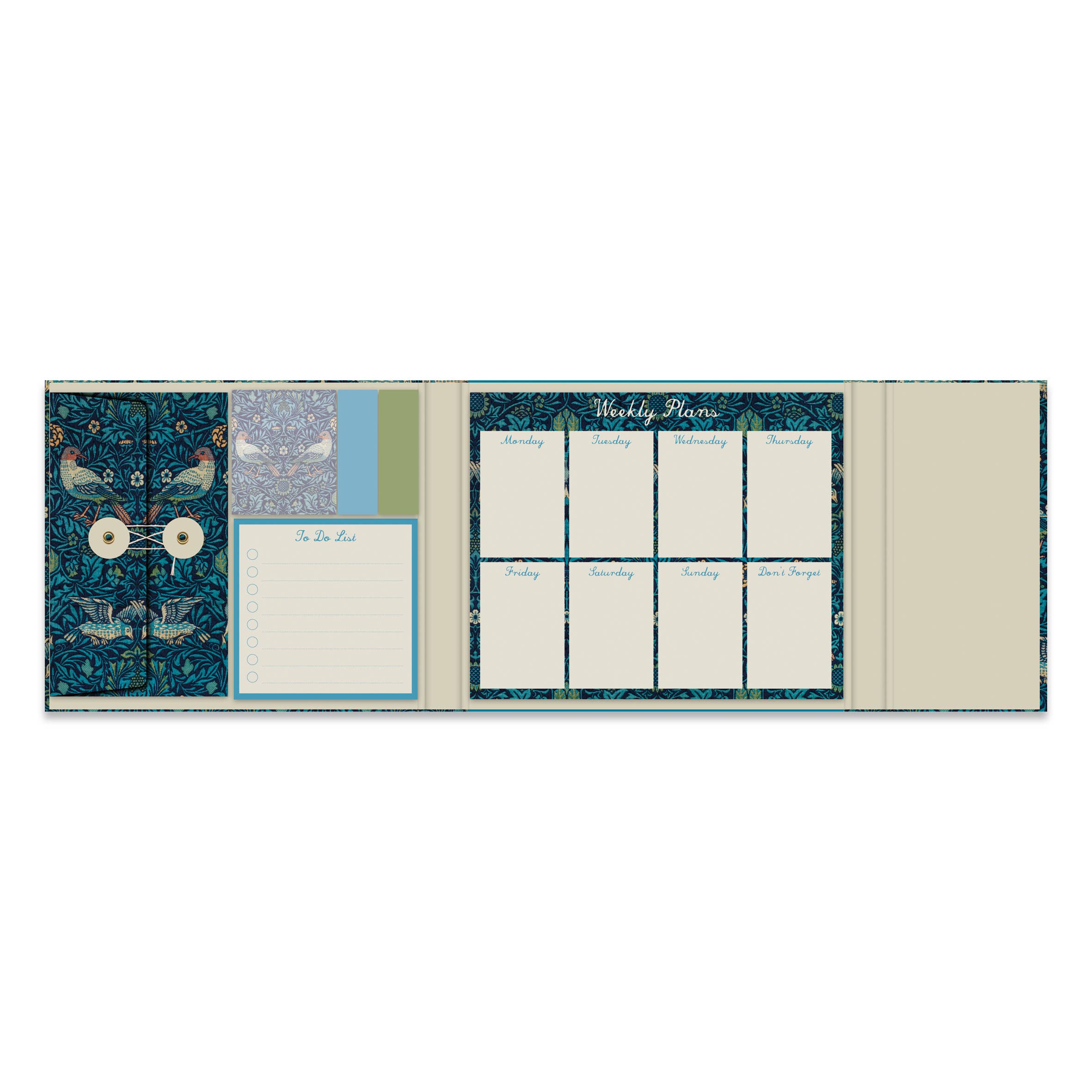 Robert Frederick Ltd - Wholesale Planner - Weekly Organiser - William Morris - Birds1