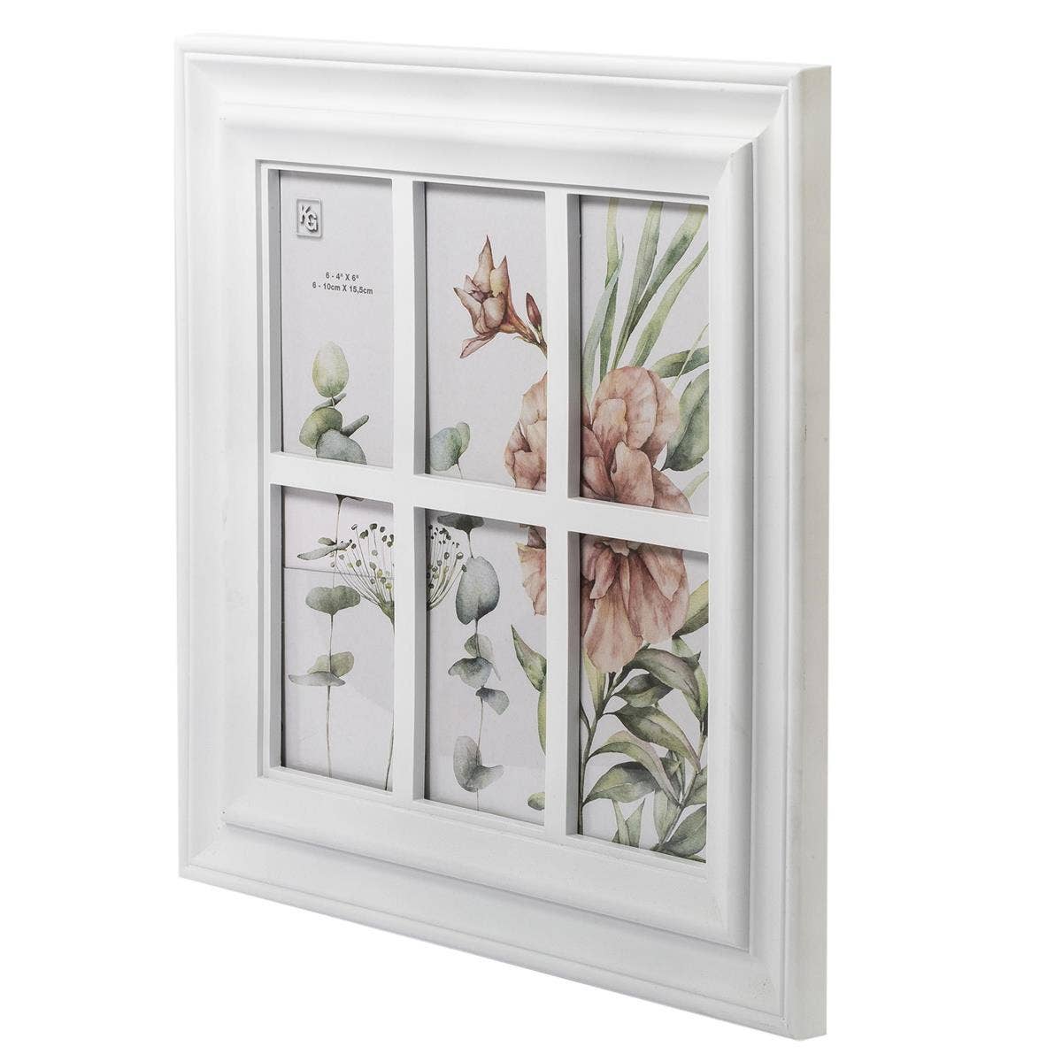 Kiera Grace - Wholesale Picture Frame - Kiera Grace Brae Collage 6-4X6" OPENING COLLAGE FRAME5