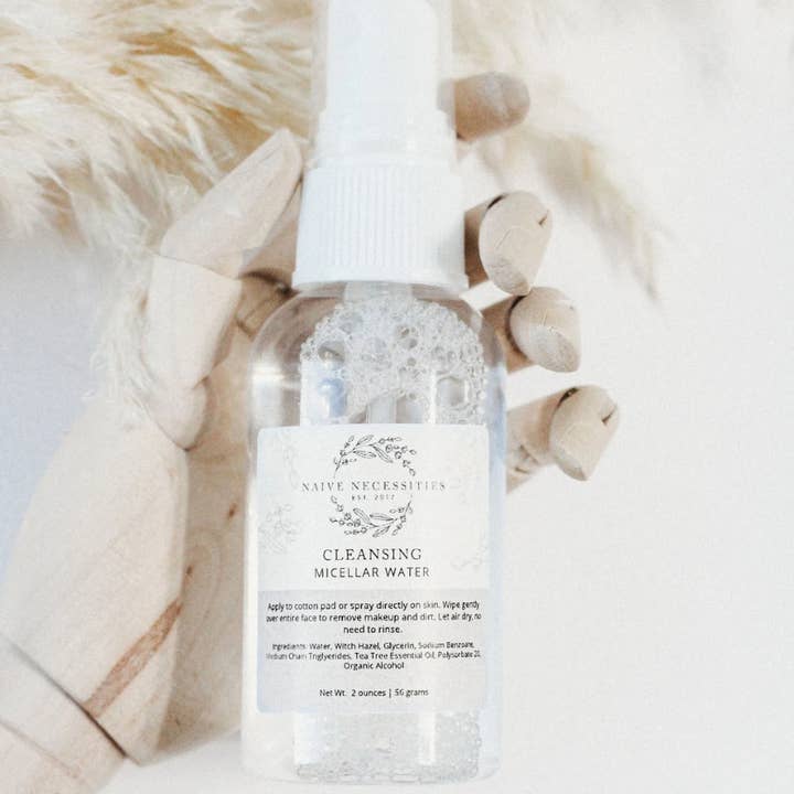 Naive Necessities - Wholesale Facial cleanser - Cleansing Facial Micellar Water6