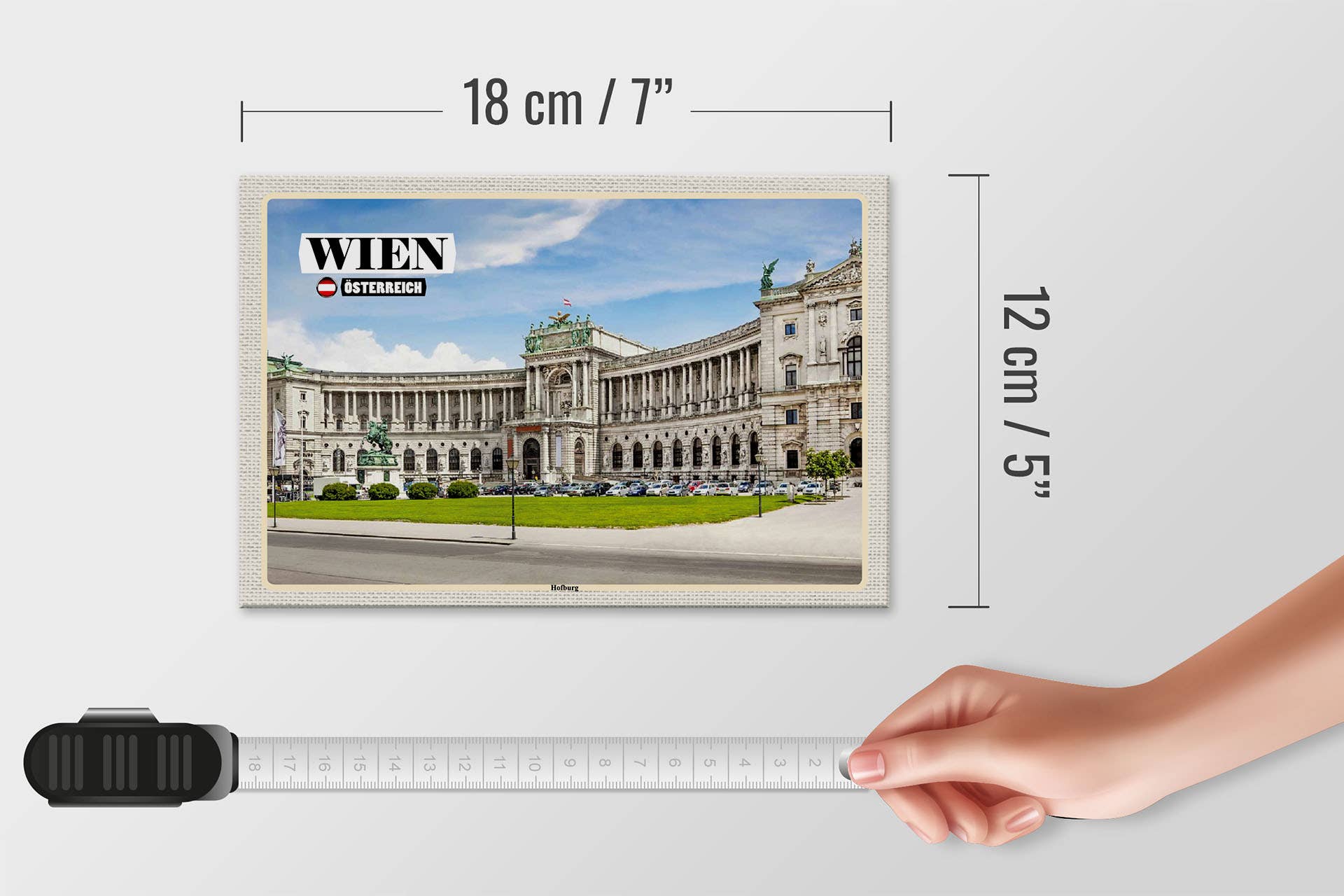 Femer - Wholesale Sign - Vienna Austria Hofburg Architecture Wooden Sign 18x12cm3