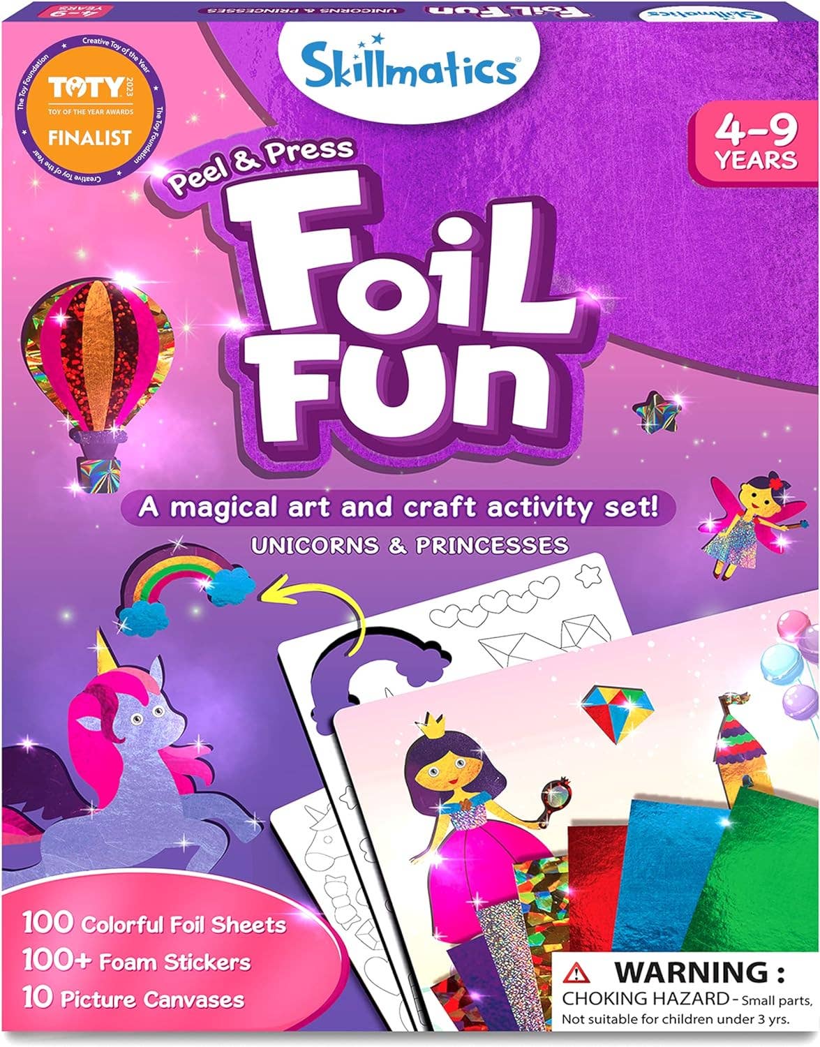 Skillmatics - Wholesale Art Set - Kids & Baby - Skillmatics - Foil Fun - Unicorn and Princess Craft Kits2