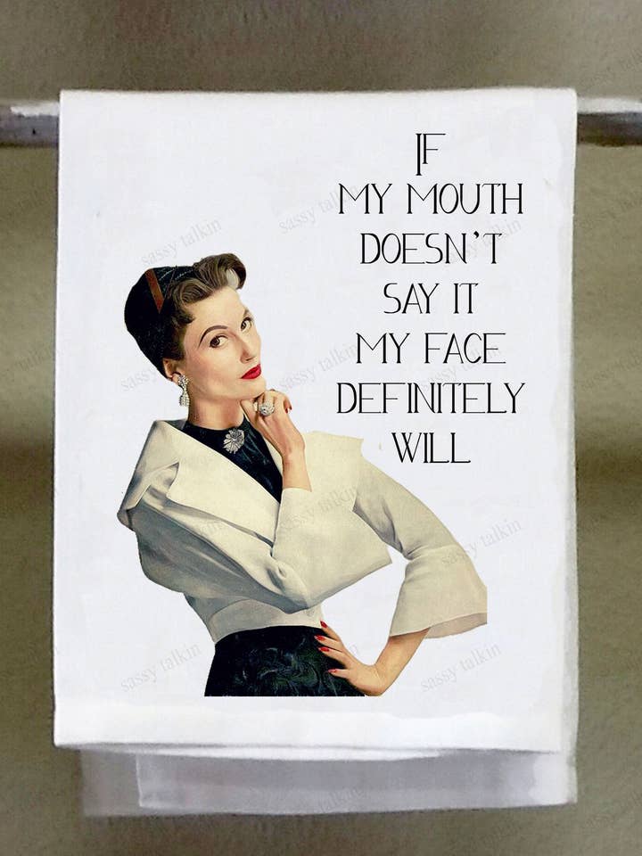 Rapaz Atrevida, Se a minha boca não o disser, a minha cara dirá. por atacado de Sassy Talkin
