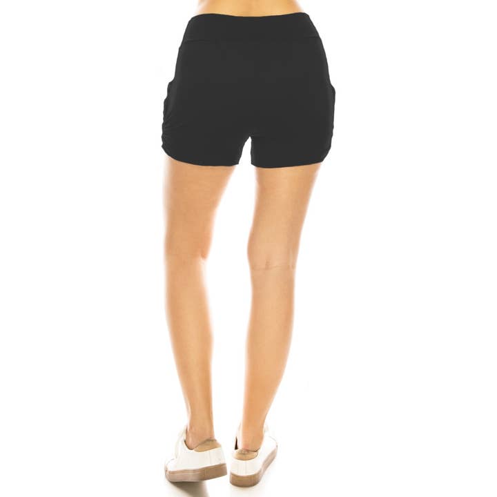 Leggings Depot - Wholesale Shorts - Women's - Buttery Soft High Waist Harem Shorts