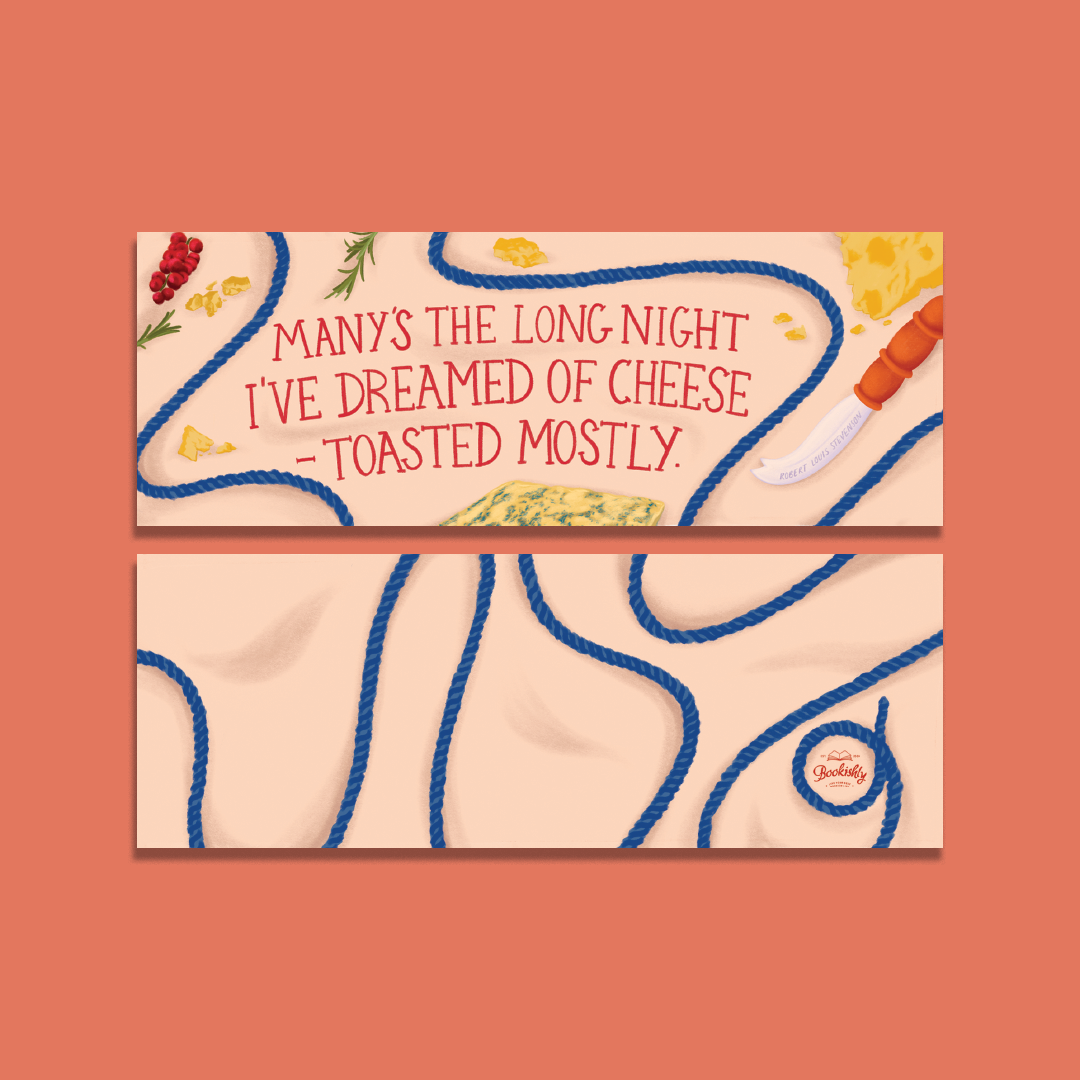 Bookishly (US Duties Paid) - Wholesale Bookmark - Treasure Island "I Dreamed of Cheese “ Bookmark1