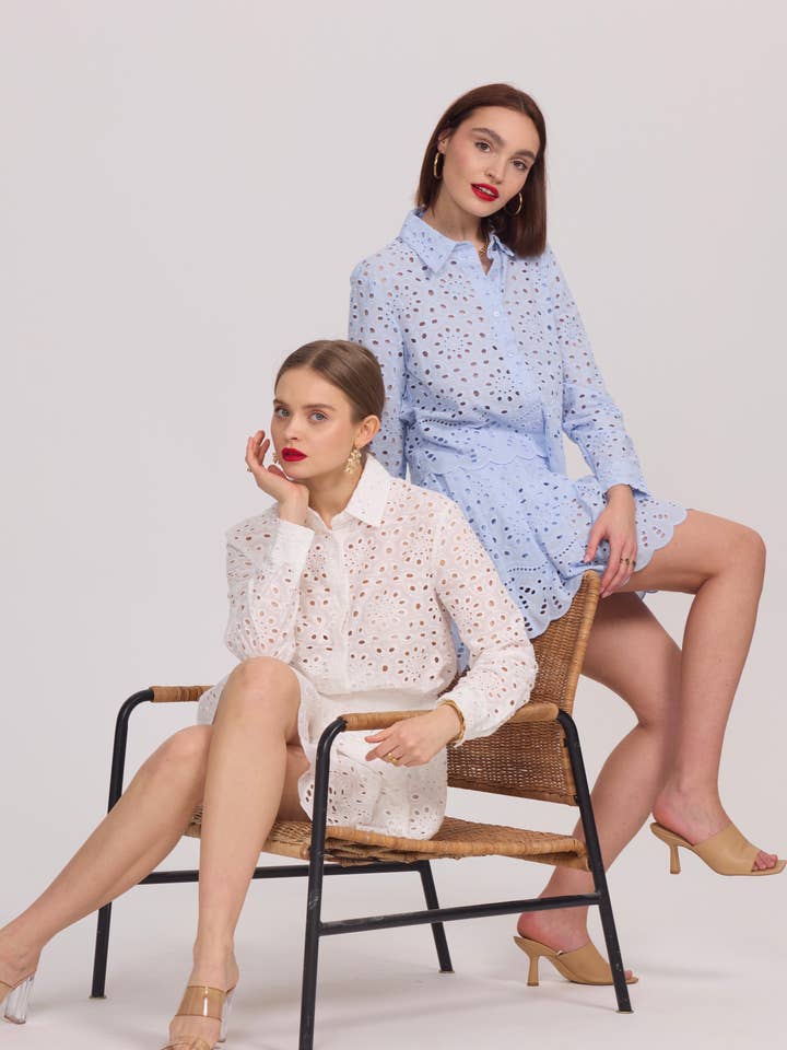 Camisa Broderie Anglaise - 5610 para venta al por mayor de Frime