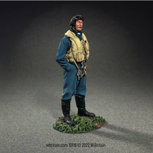 10110 - R.A.F. Fighter Pilot, 1940-45 - Enkele figuur in doos voor wholesale door W.Britain Model Figures