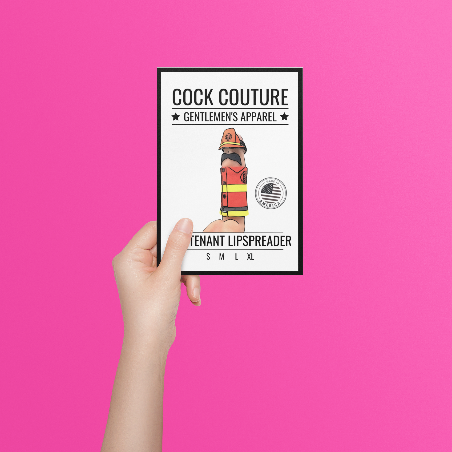 Cock Couture - Vendita all'ingrosso Regalo divertente/originale - Costume da pene da tenente Lipspreader3
