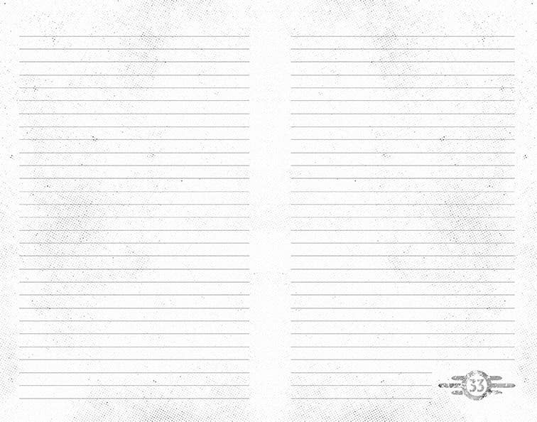 Insight Editions - #1 Pop Culture Publisher - Vente Journal intime - Fallout : Le Journal Officiel Relié de l'Abri 332