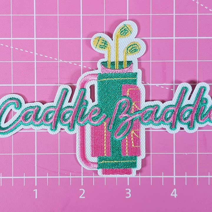 Scratch Decor - Wholesale Patch - Caddie Baddie Golf Bag Embroidery Iron On Patch