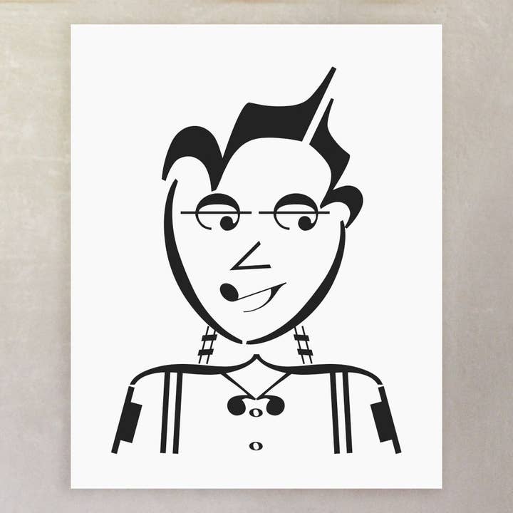 Indie-Serie: Indie Kid Music Note Kunstdruck für den Großhandel von Erin Heaton Art