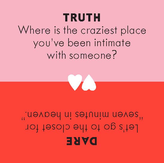 Chronicle Books - Wholesale Card Game - After Dinner Amusements: Truth or Dare for Couples6