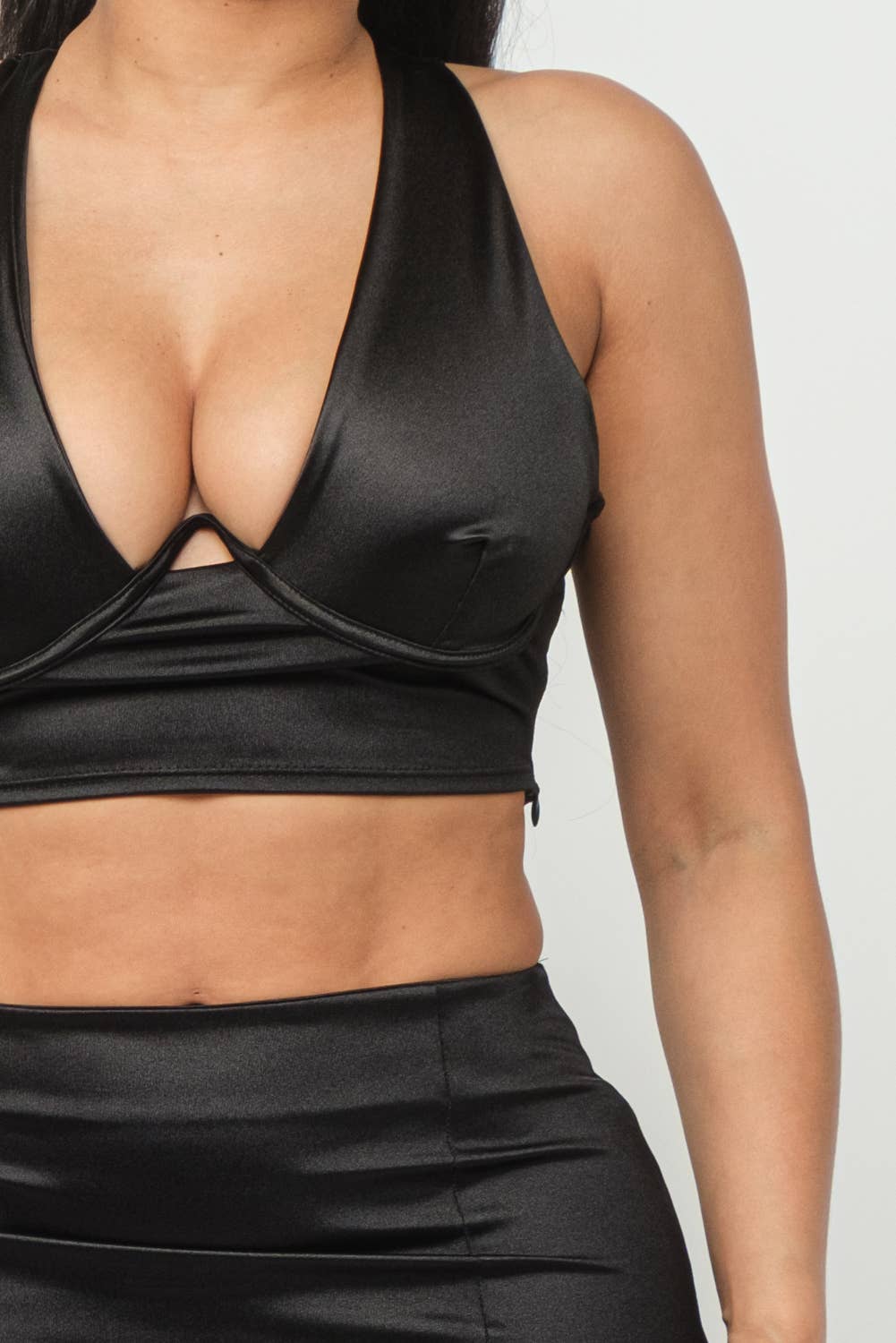 Julia by LoveJ - Wholesale Top & Skirt Set - Women's - Open Front Wire Detail Top And Skirt Set17