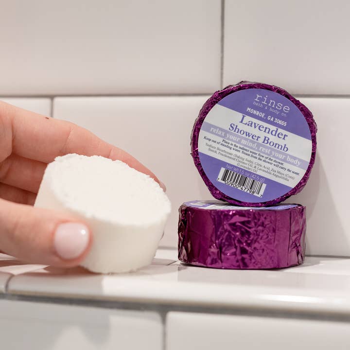 Shower Bomb - Lavender | Shower Steamer for wholesale by Rinse Bath Body Inc
