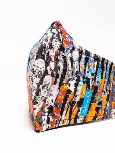 Crowd Painting Facemask for wholesale by KoshieO