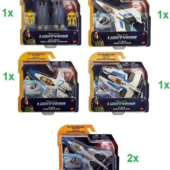 Disney Lightyear Aircraft with Hyperspeed Spac mini-figure for wholesale by KIDDY-MOOV