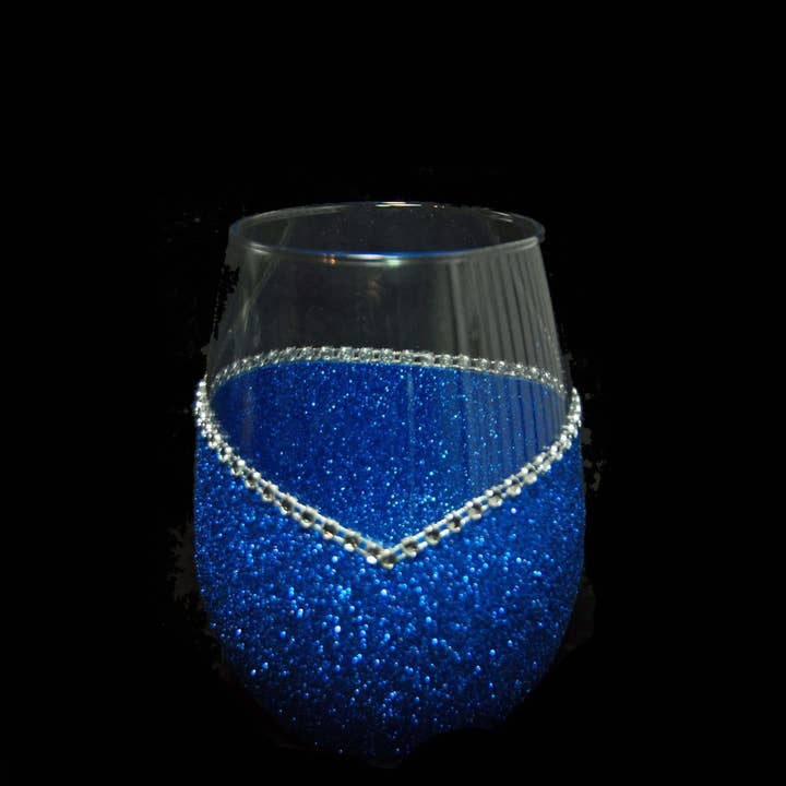 WineyBitches.Co - Wholesale Wine Glass - Classy With a Bitchy Side – Bling Glitter Glass Wine Glasses (Just Sayin’ Collection)16