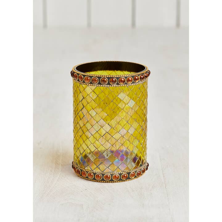 Namaste - Wholesale Candle Holder - Glass Mosaic Tealight Holder