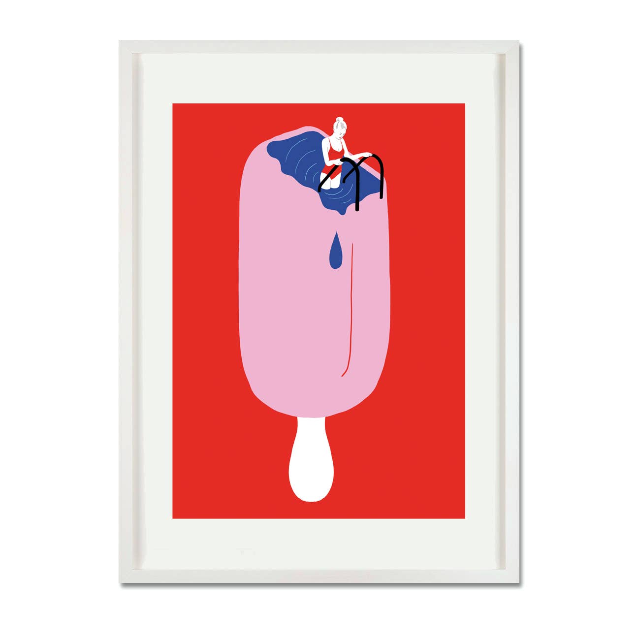 Carolin Löbbert - Wholesale Art Print - Liquid Ice Creme1